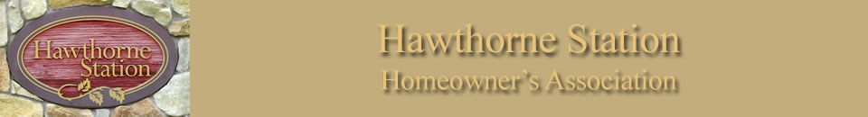 Photo of Hawthorne Station entrance sign.